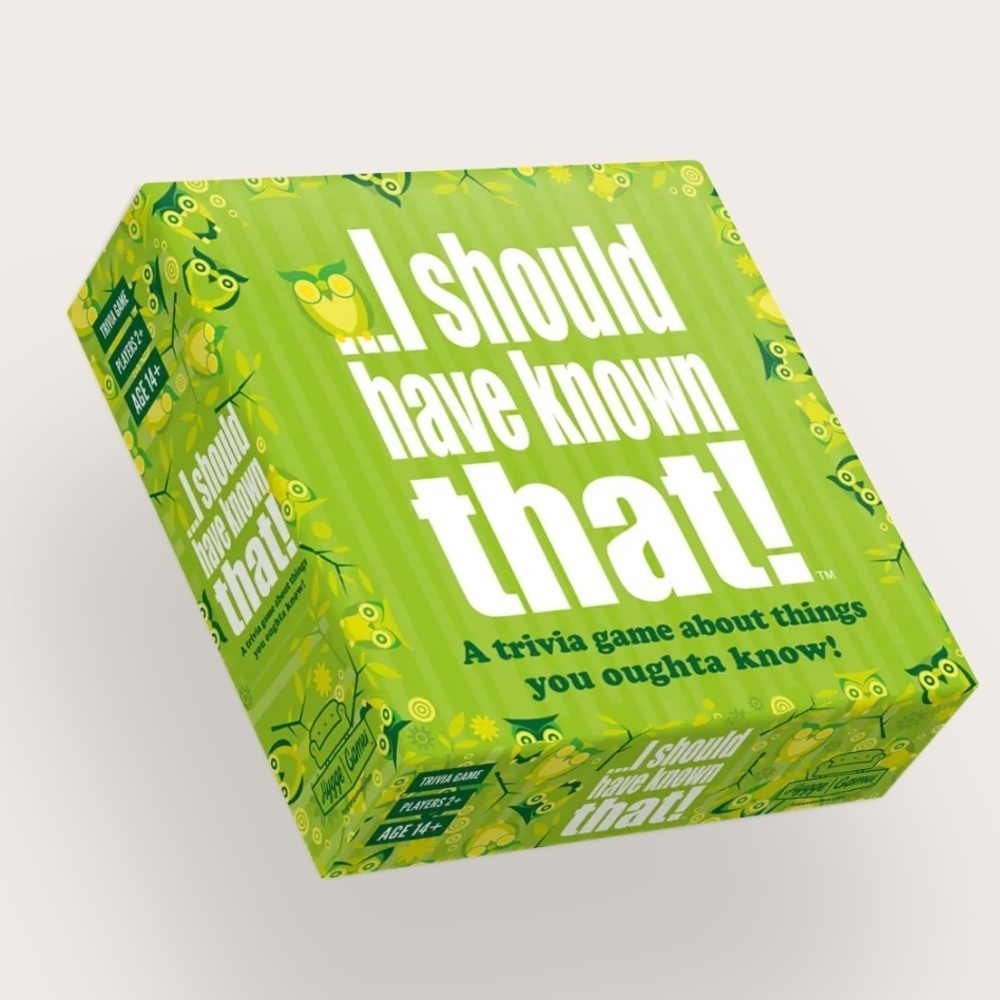 NWOT Hygge Games  “I Should Have Known That!” Trivia Game Age 14+